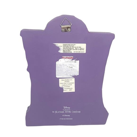 Disney Nightmare Before Christmas Jack & Sally Wood Wall Art Block - 8” M3 - Picture 3 of 4